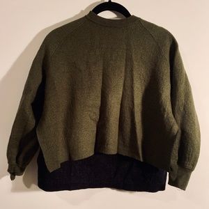 Black & Green Sweater